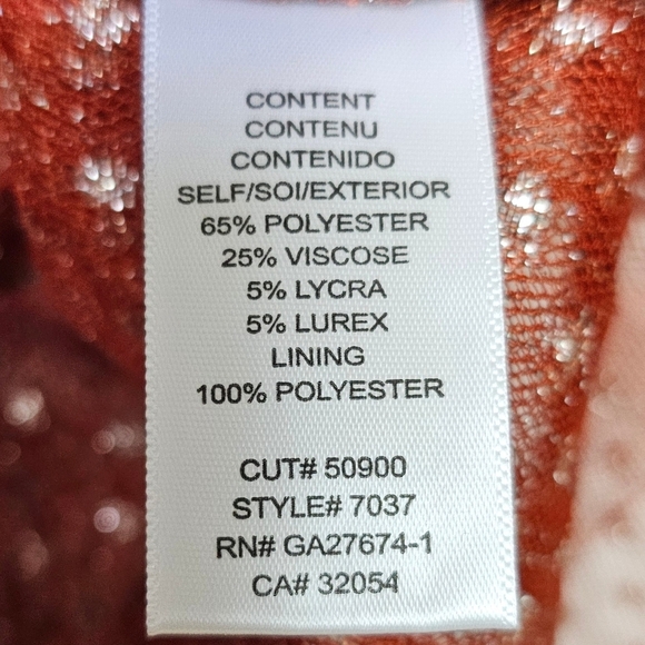 Anthropologie Eva Franco Brown Floral Jacquard Tulle Sleeveless Top SMALL - Picture 13 of 14